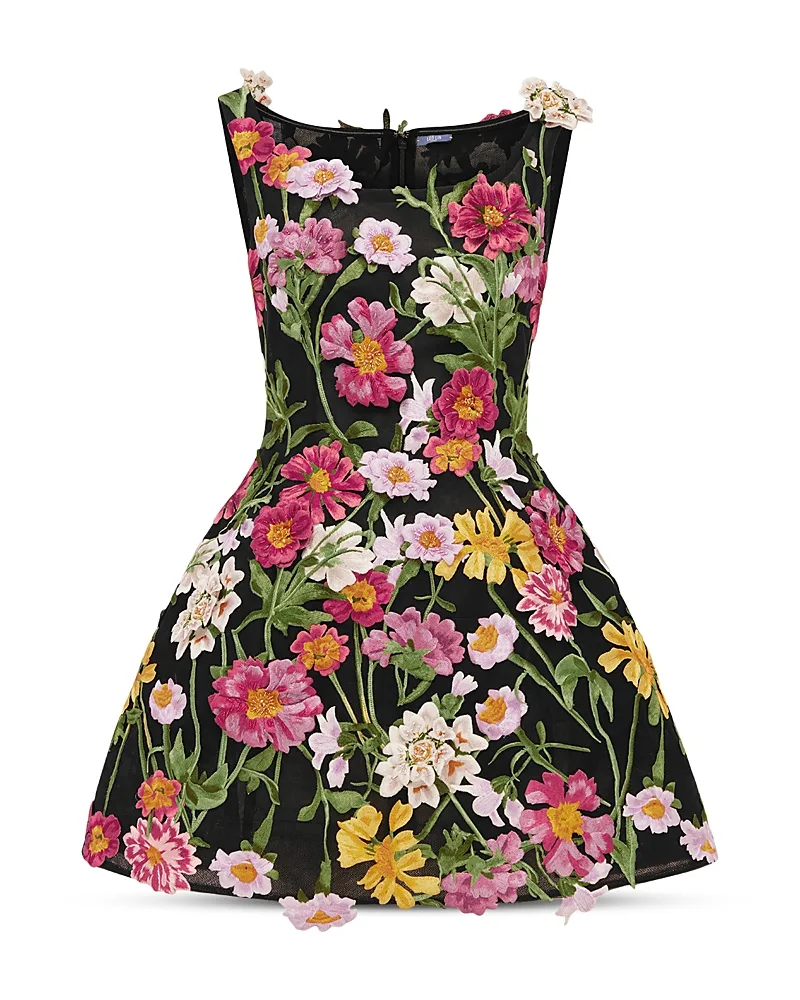 Lyra Embroidered Mini Dress by Leo Lin