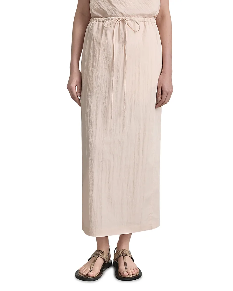 The Mercia Cotton Blend Midi Skirt by A.emery