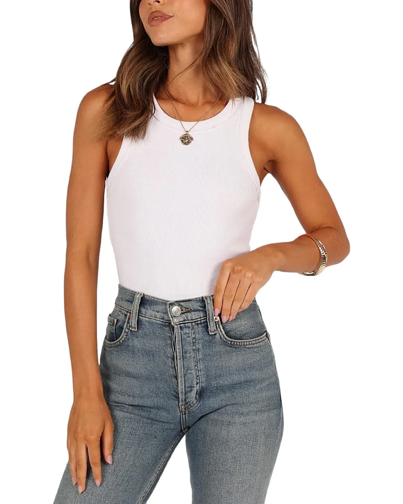 Ari Ribbed Tank Top by Petal And Pup