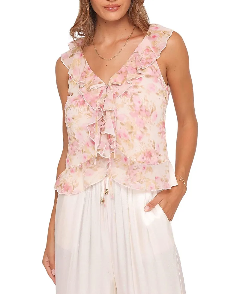 Ismena Tie Front Top by Petal And Pup