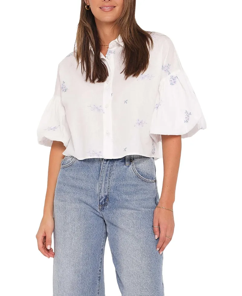 Luneth Button Up Blouse by Petal And Pup