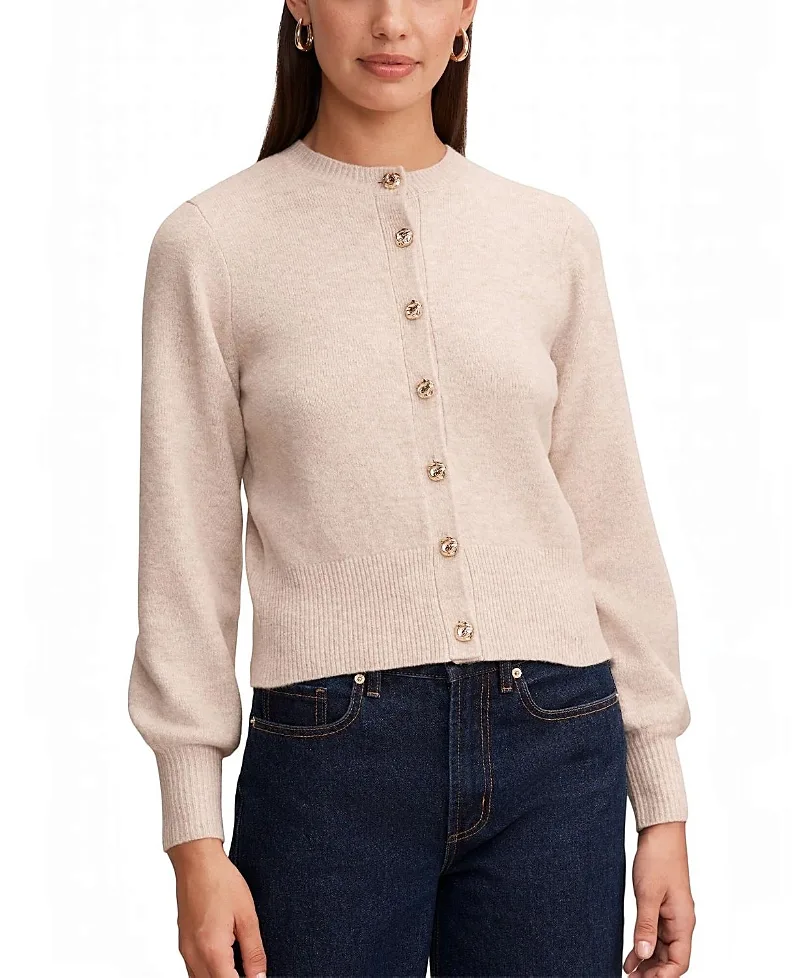 Magda Balloon Sleeves Cardigan