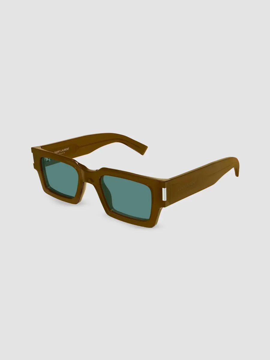 Squared Recycled Acetate Sunglasses by Saint Laurent