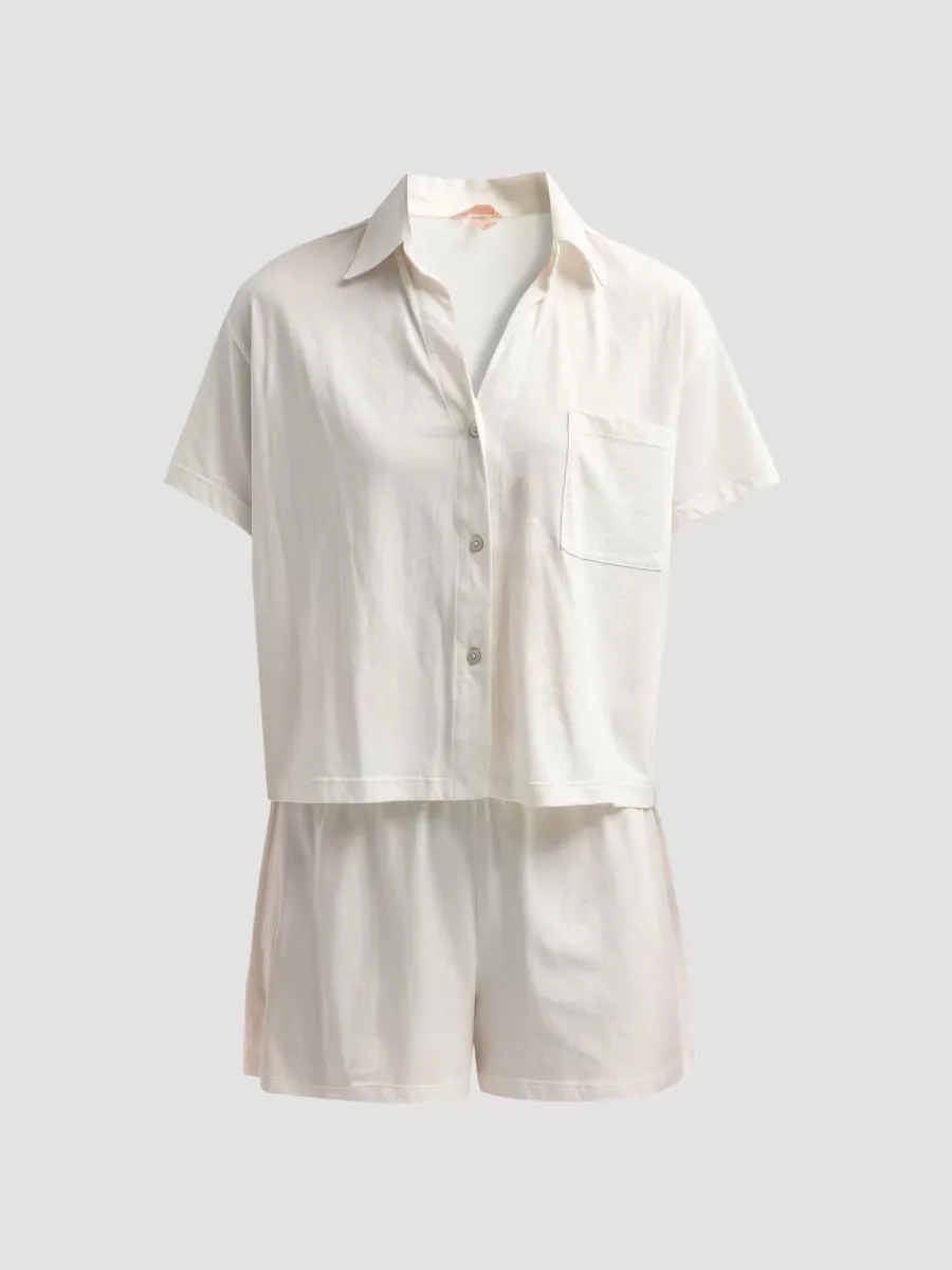 Pima Cotton Short Pajama Set by Eberjey