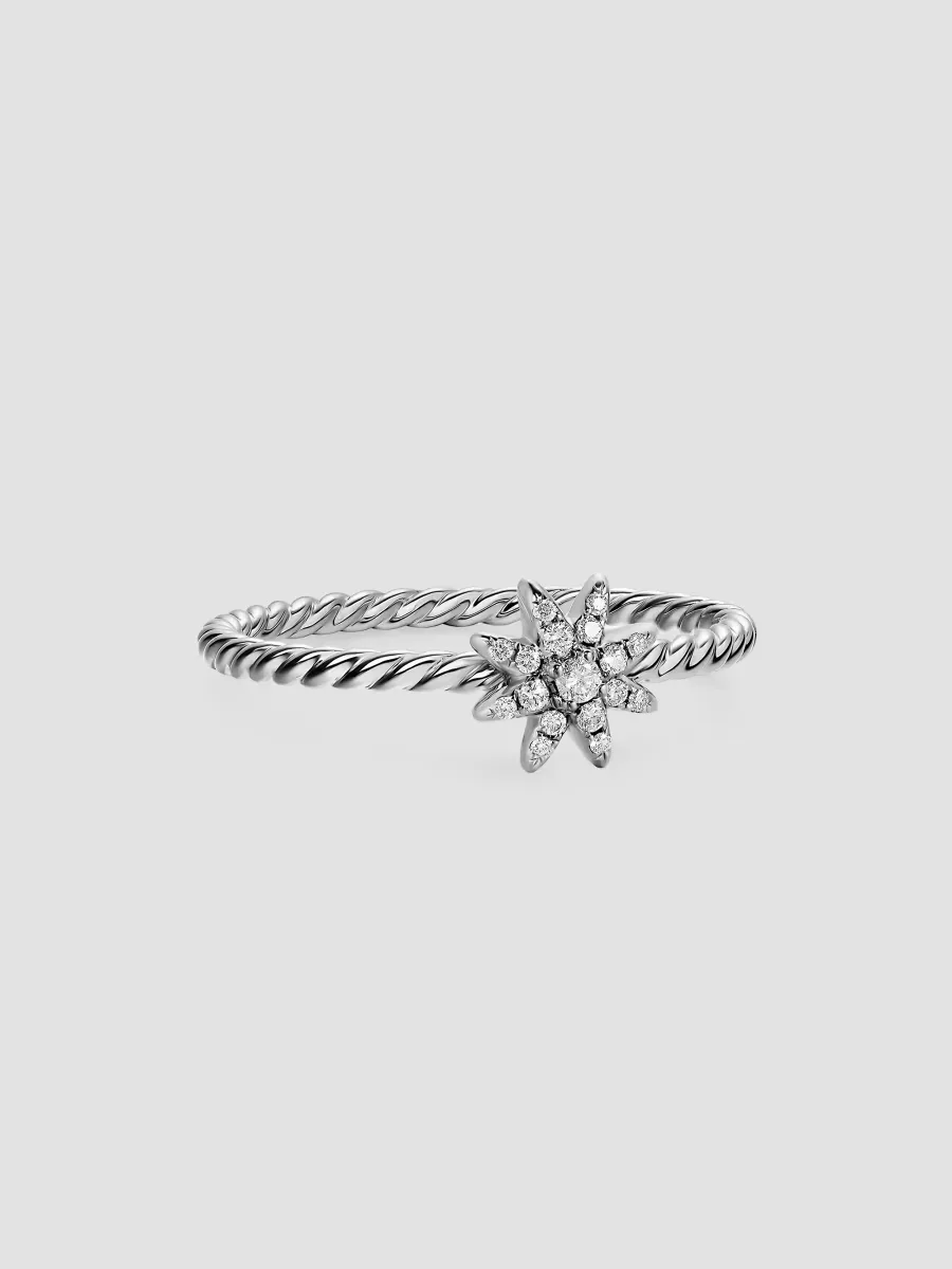 Petite Starburst Ring in Sterling Silver by David Yurman