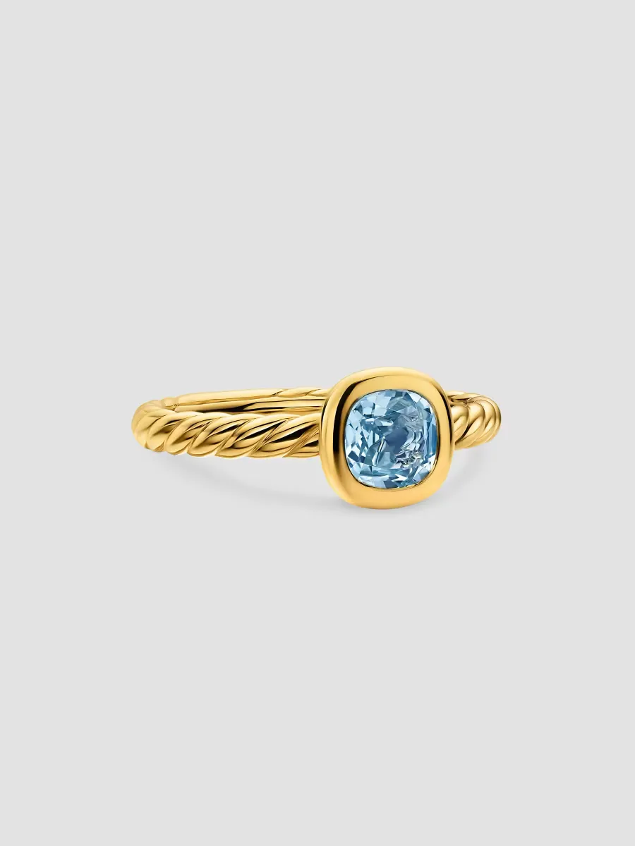 DY Mercer Color Cable Ring in 18K Yellow Gold