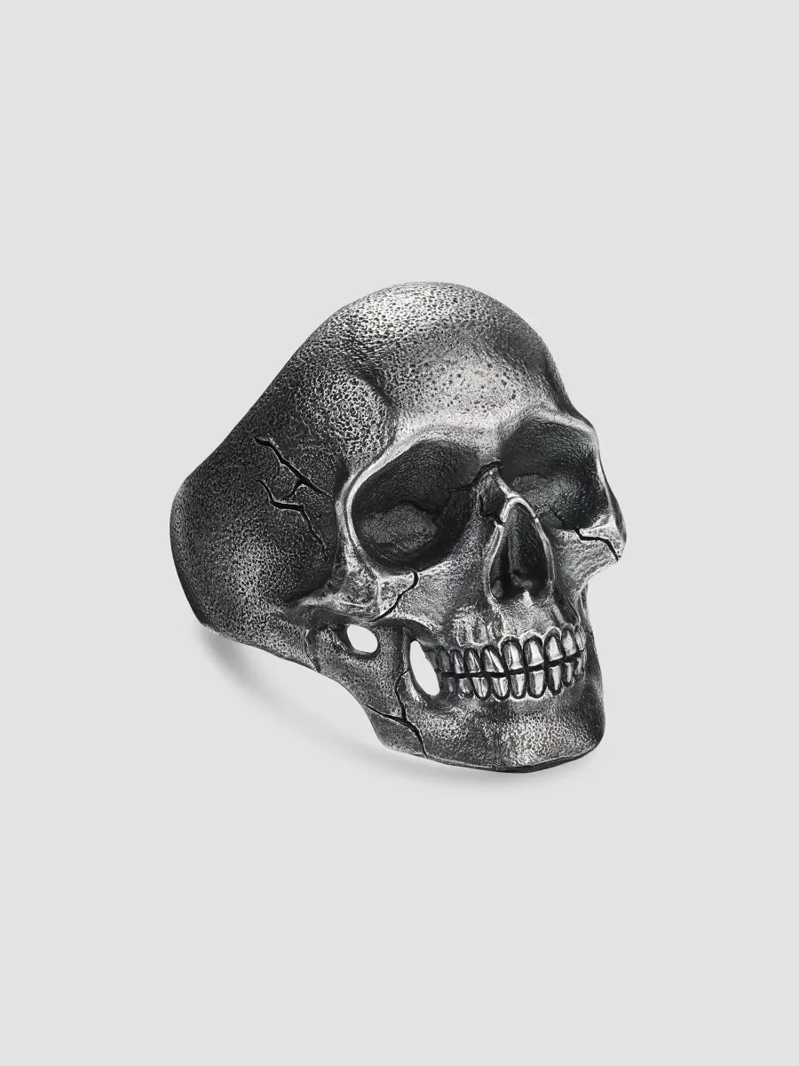 Memento Mori Skull Ring in Sterling Silver, 30.5MM by David Yurman