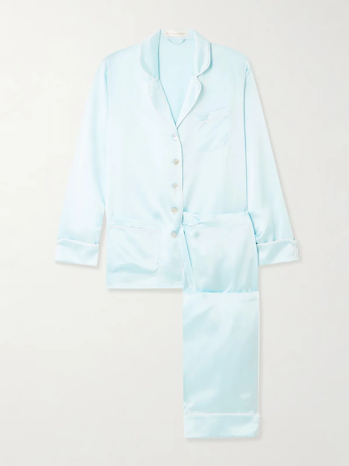 - Coco Silk-satin Pajama Set -