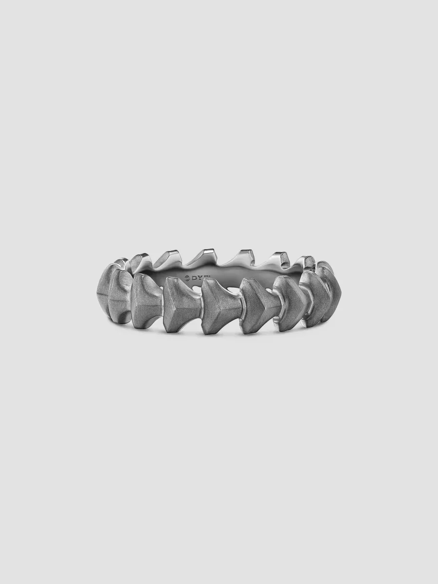 Armory Band Ring in Titanium, 6.2MM by David Yurman
