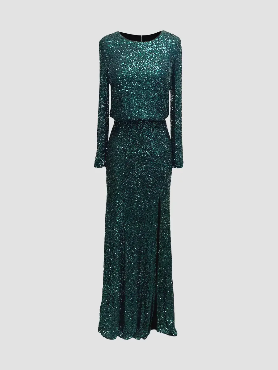 Mischa Sequined Gown by Dress the Population