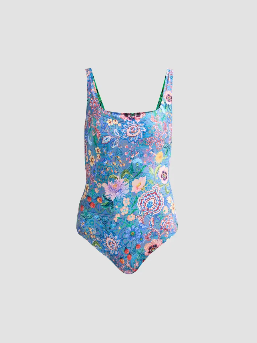 Lanthe Reversible One-Piece Swimsuit by Johnny Was