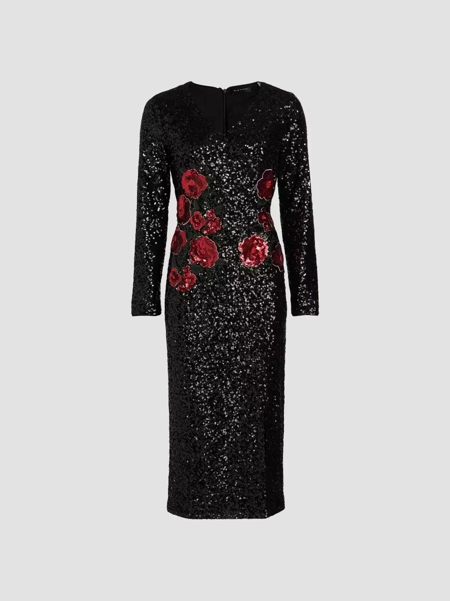 The Aurora Floral Sequin Cocktail Dress by Elie Tahari