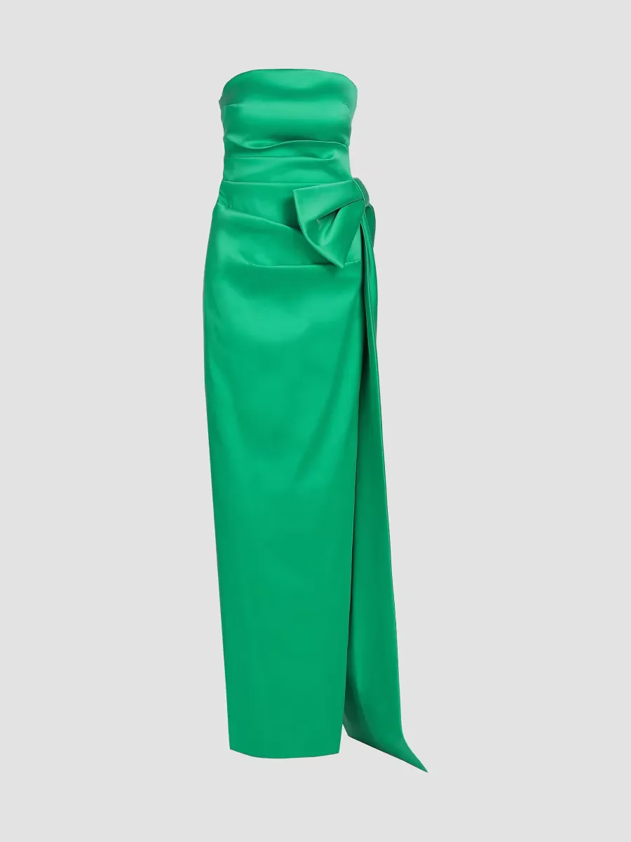 Teri Jon by Rickie Freeman Strapless Bow Gown by Teri Jon