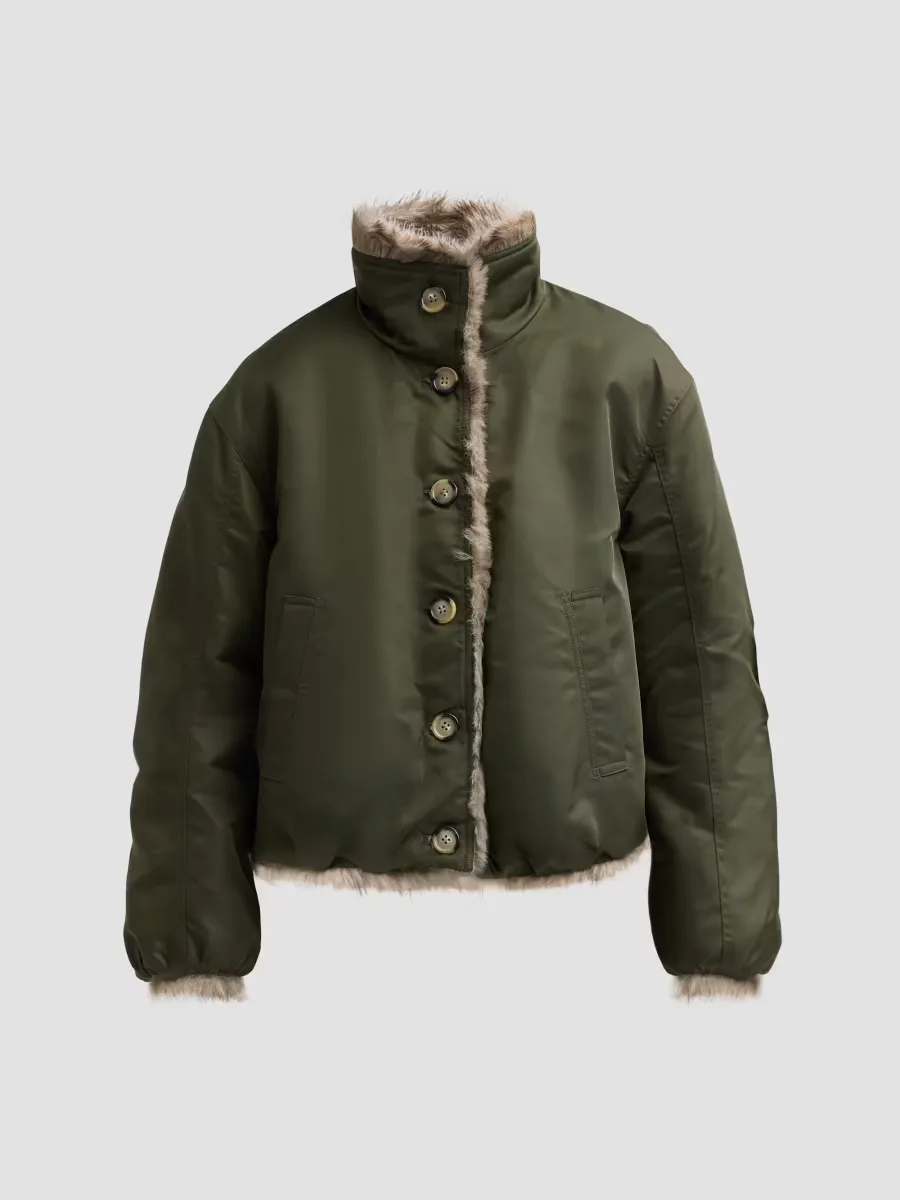 Varell Reversible Faux Fur Jacket