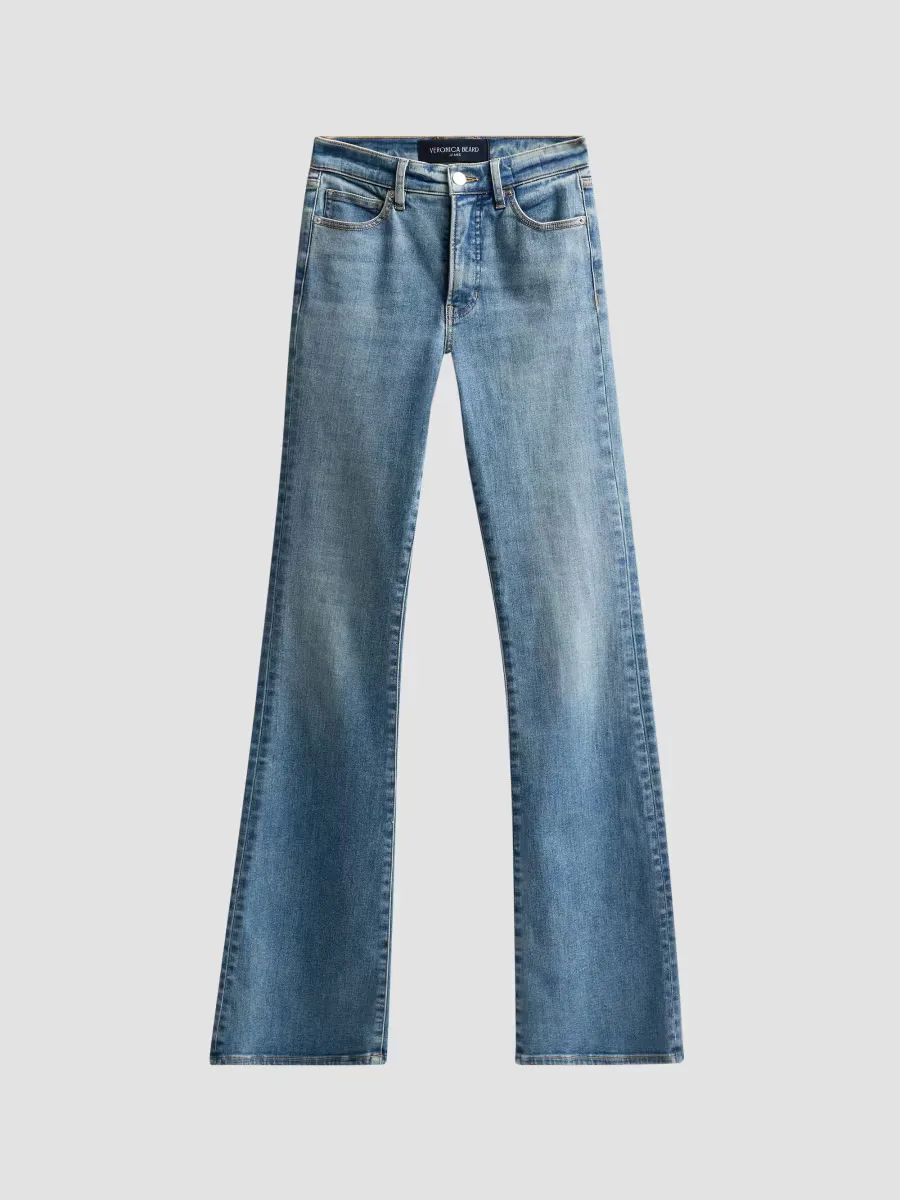Beverly High-Rise Skinny-Flare Jeans by Veronica Beard