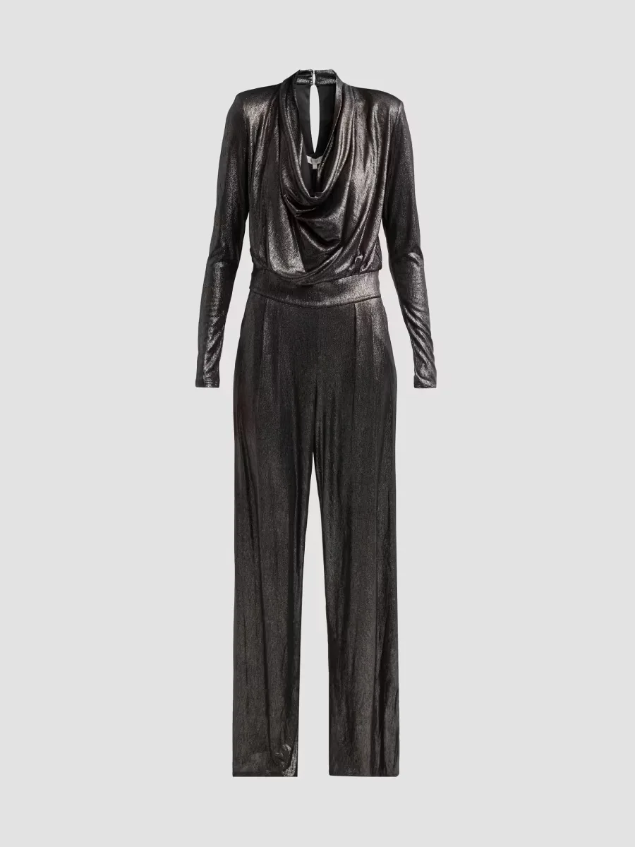Eden Lamé Draped Jumpsuit by Ramy Brook