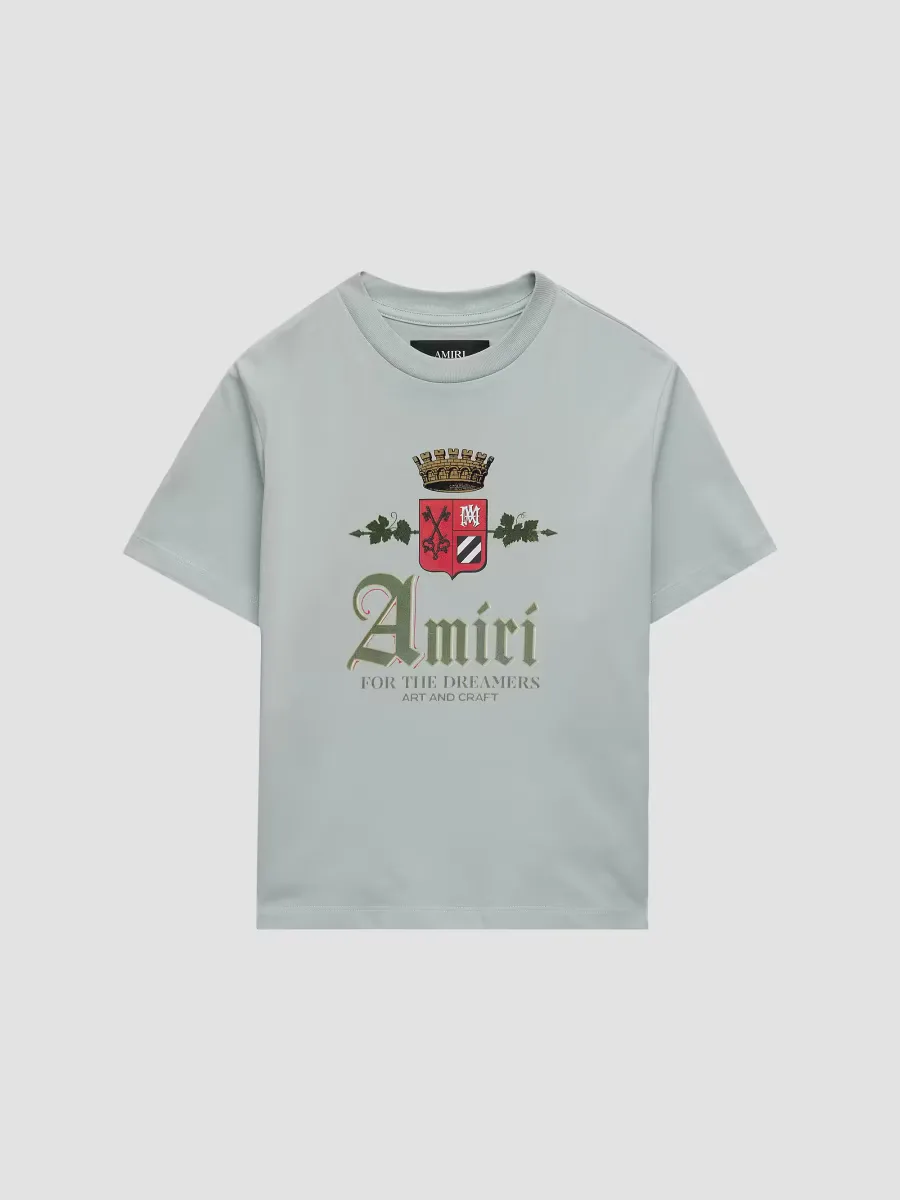 Chateau Logo Graphic Cotton T-Shirt by AMIRI