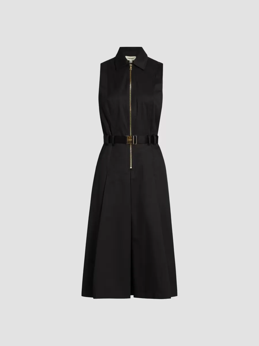 Kylo Cotton-Blend Belted Midi-Shirtdress by L'AGENCE