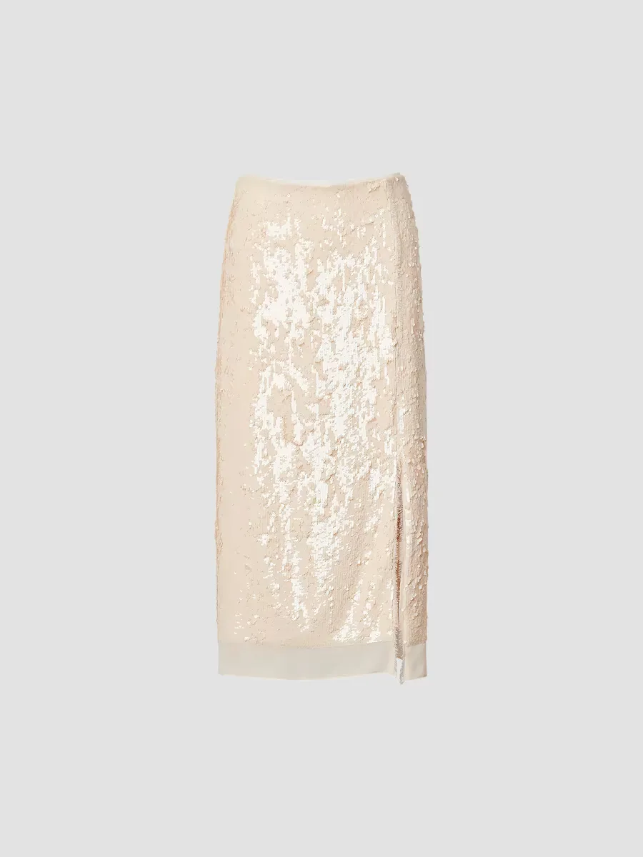 Kali Sequined Midi-Skirt