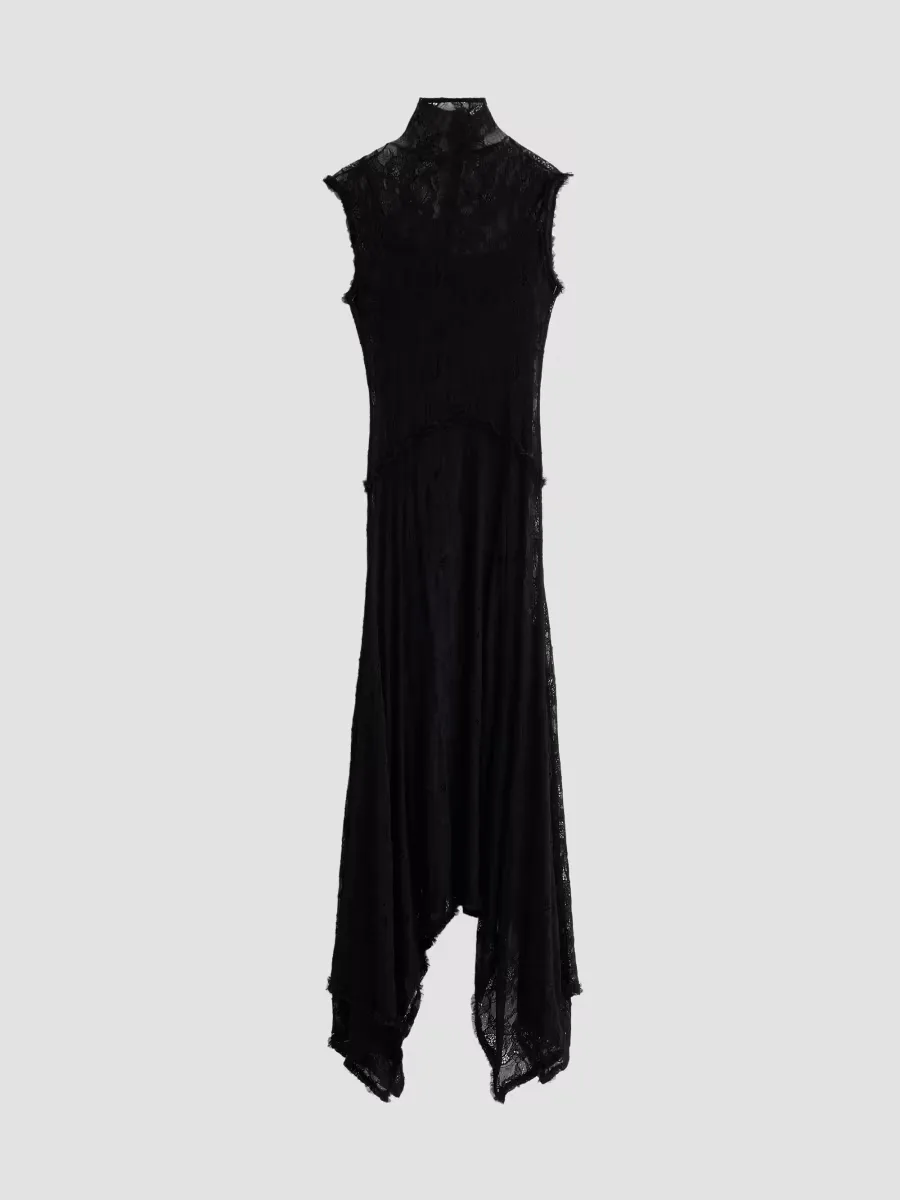 Zena Stretch Chantilly Lace Maxi Dress