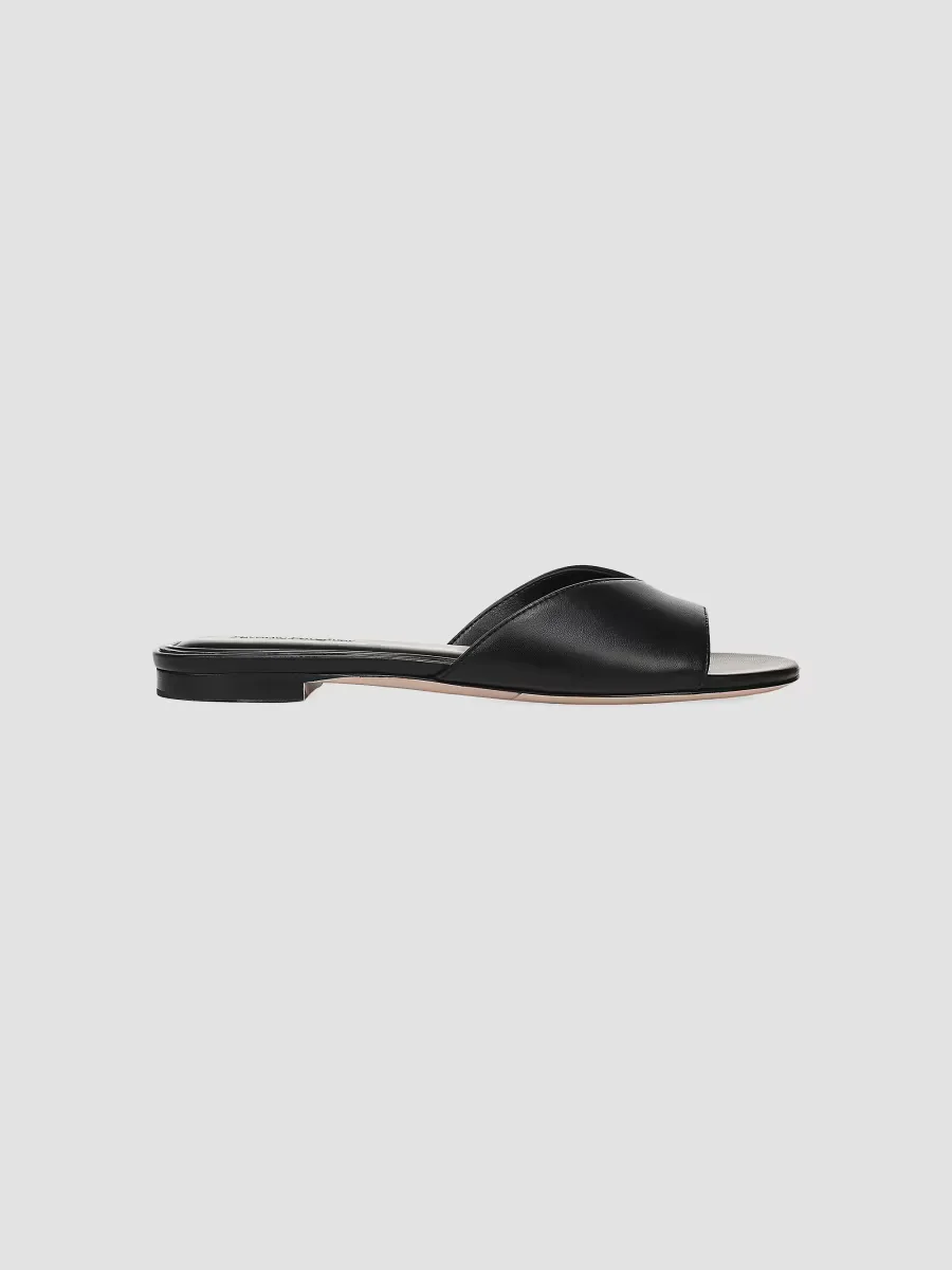 Alex Leather Flat Sandals by Favorite Daughter