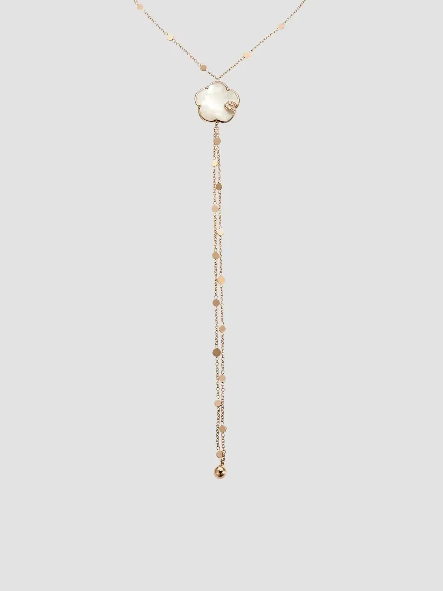 Ton Joli 18K Rose Gold & Multi-Gemstone Y Necklace by Pasquale Bruni