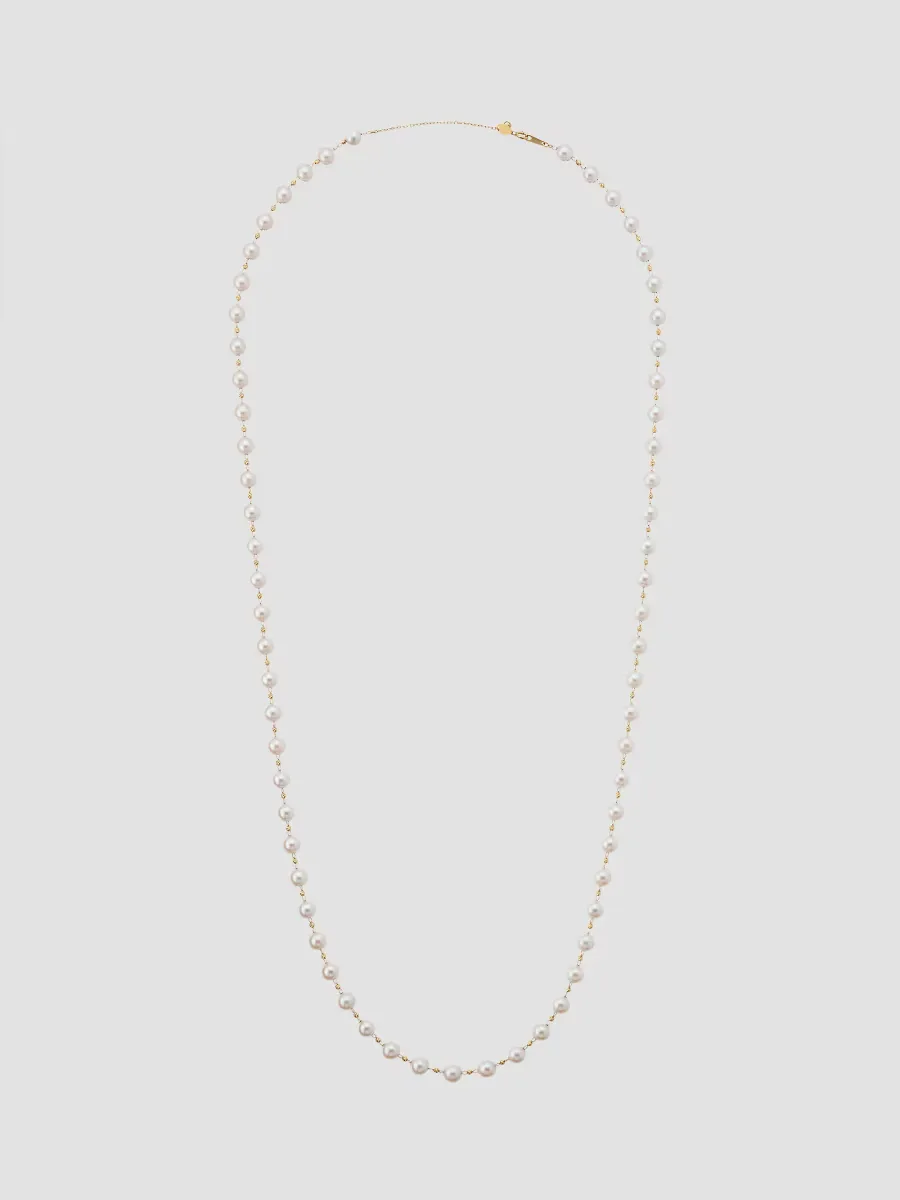 18K Gold & Akoya Pearl Necklace