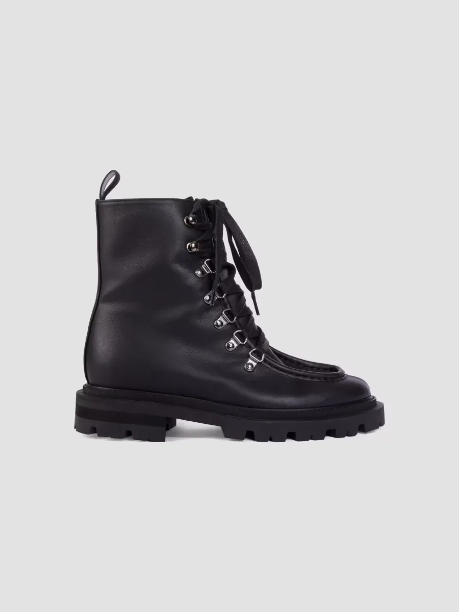Amalia Vegan-Leather Combat Boots by AERA