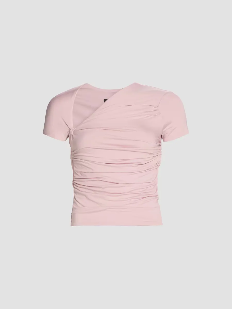 Susan Asymmetric Collar T-Shirt by Lamarque
