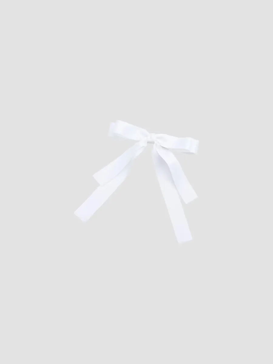 Graceful Satin Long-Streamer Hair Clip by Tulleen