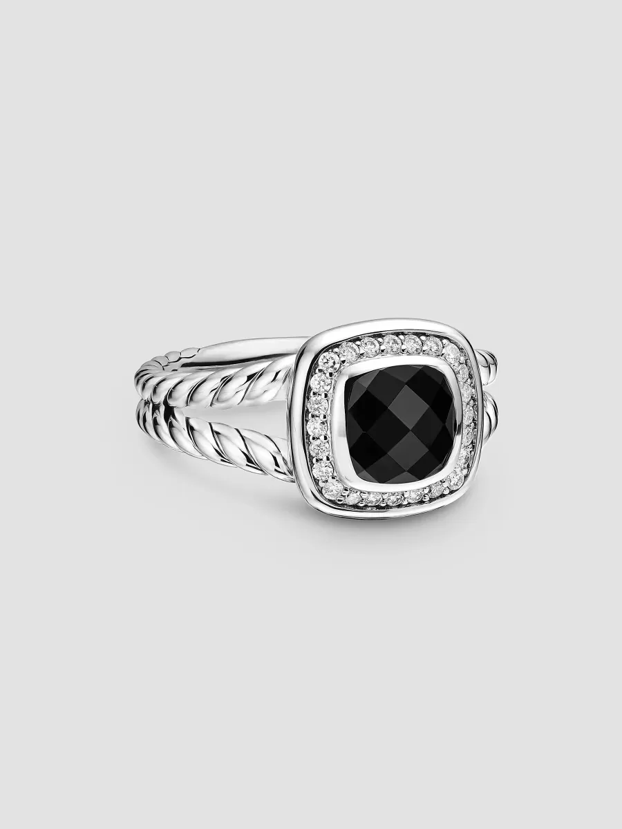 Petite Albion Ring with Pav Diamonds by David Yurman