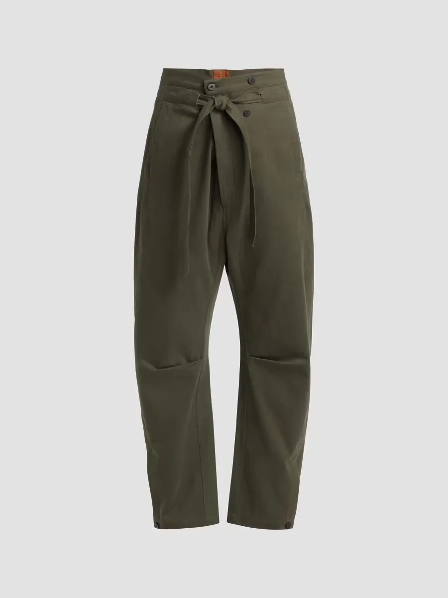 Everything Tie-Waist Barrel-Leg Pants by Jamie Haller