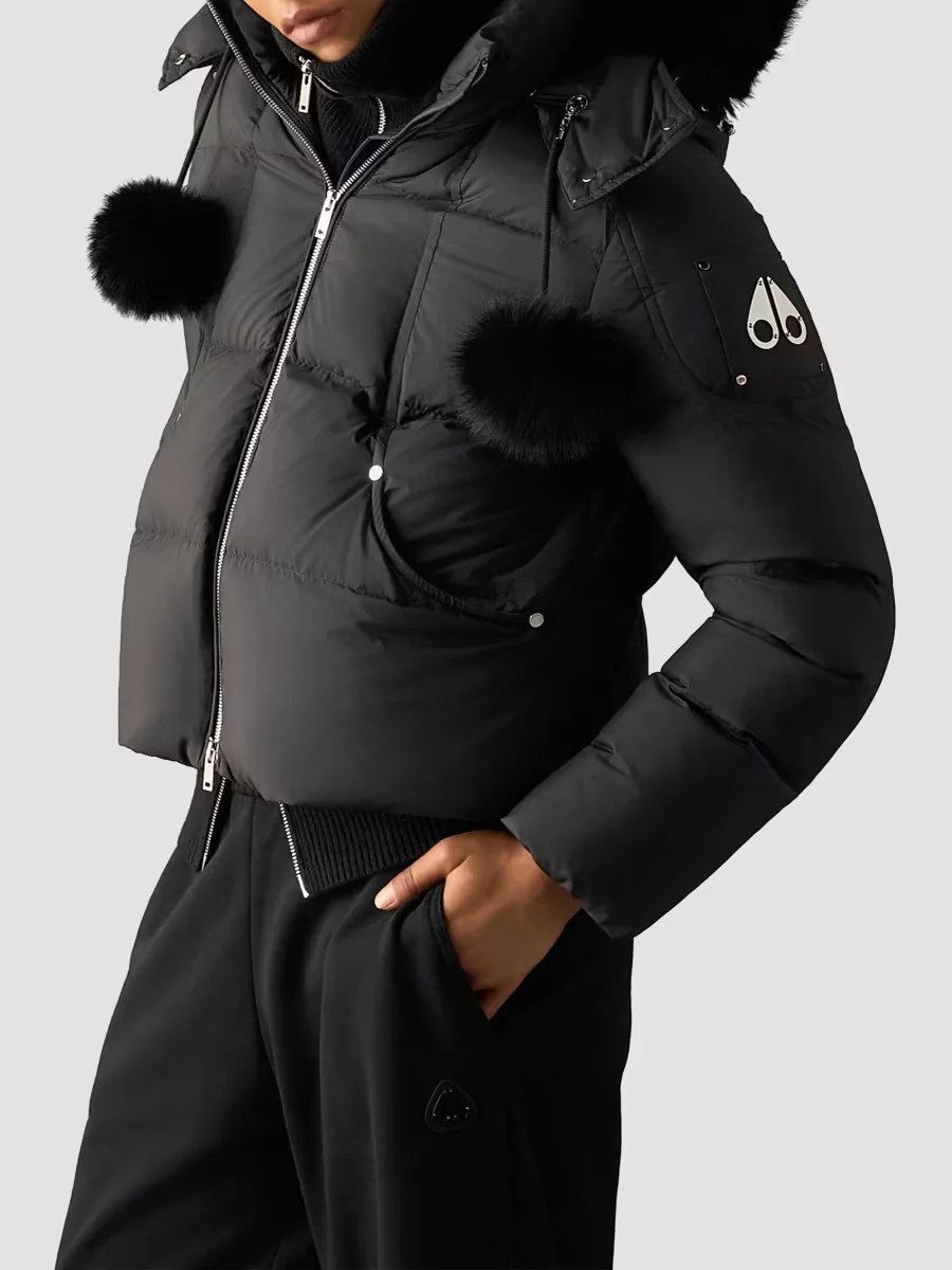 Everest Down Puffer Bomber Jacket by Moose Knuckles