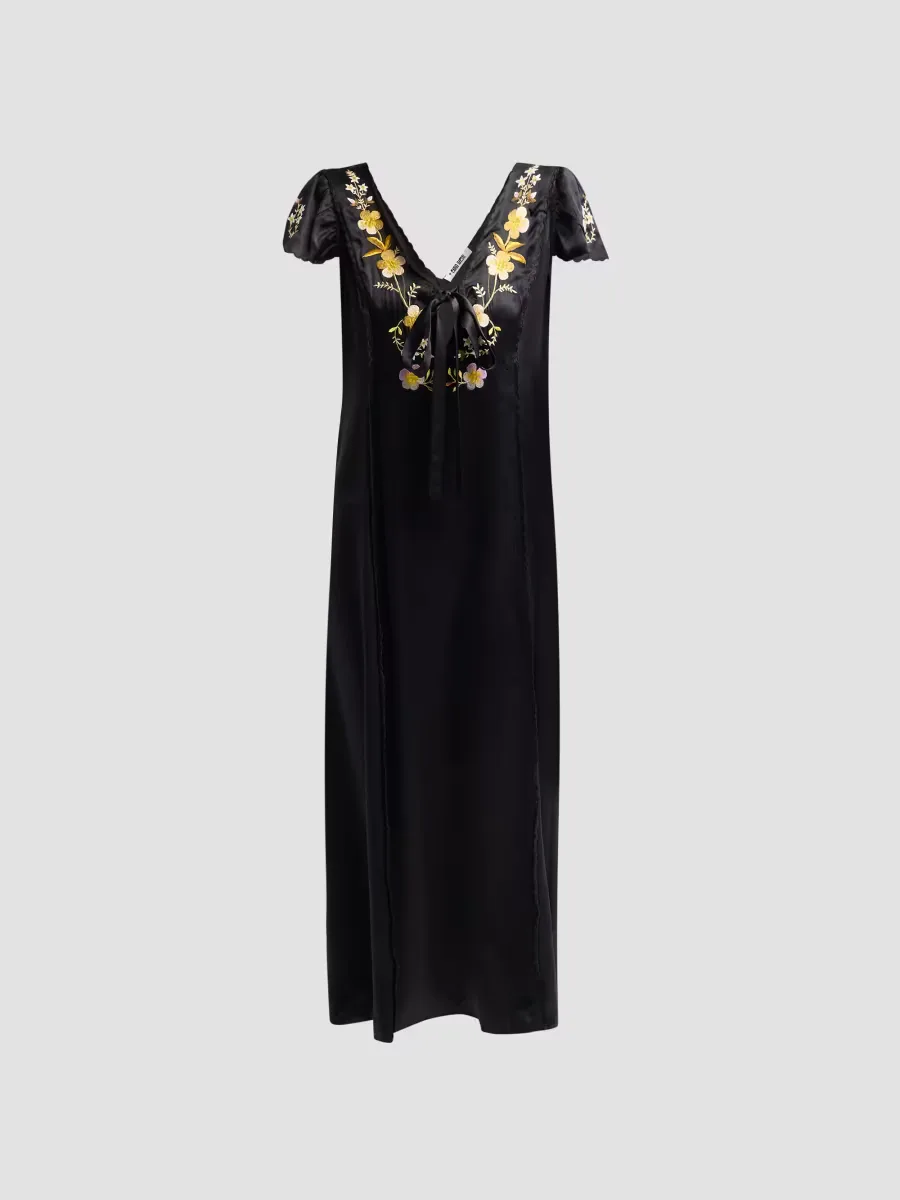 Elize Floral Silk Slip Dress by Ciao Lucia
