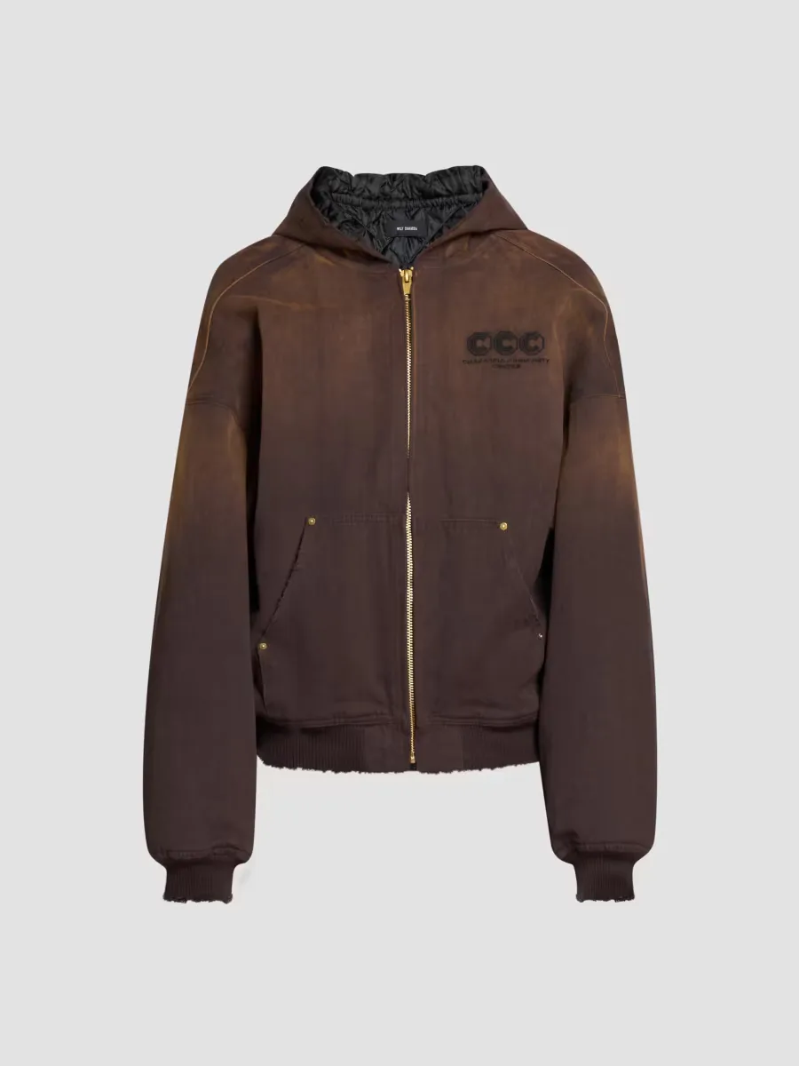 Workwear Zip-Up Hoodie by Willy Chavarria