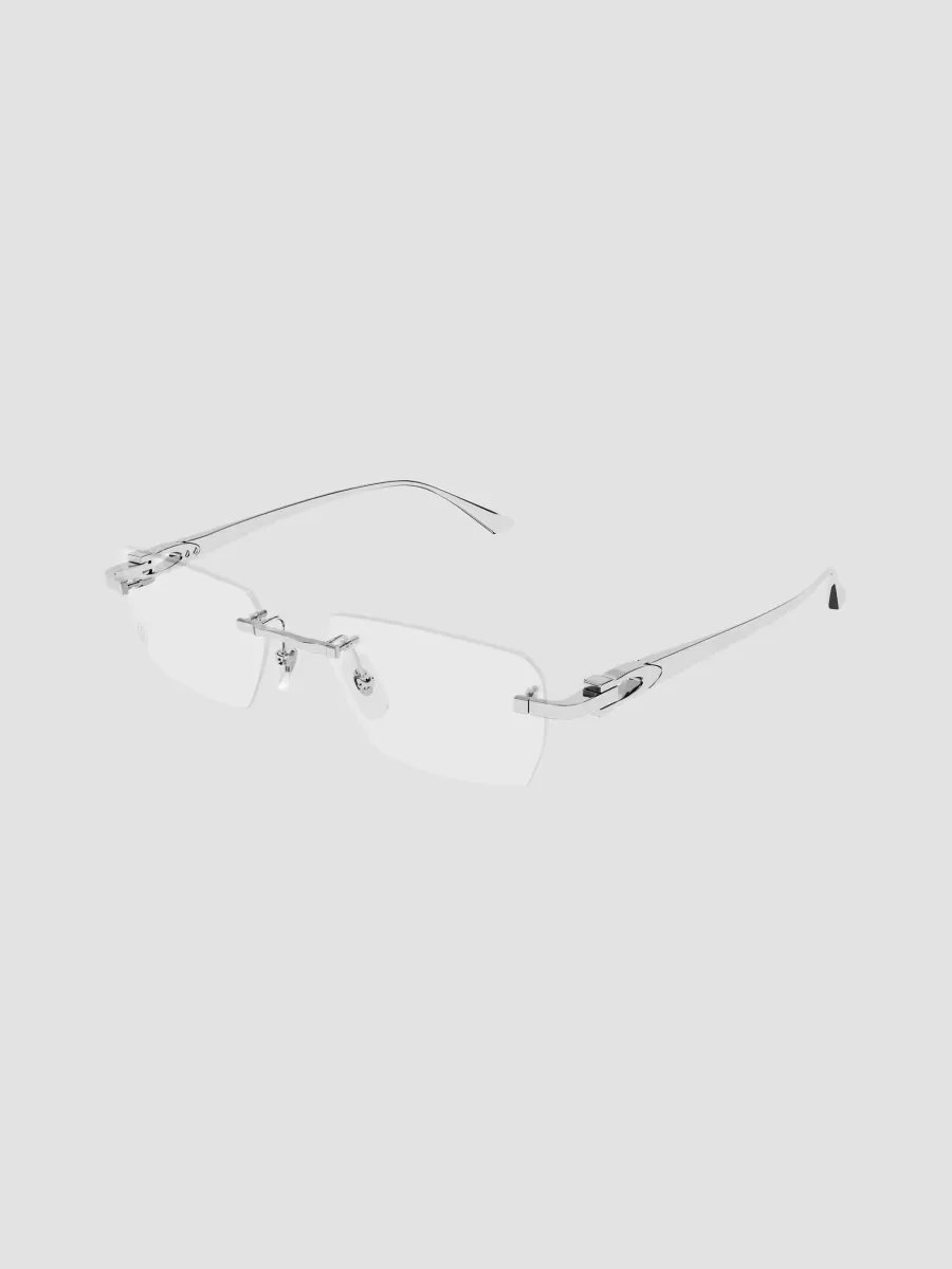 Motifs De Cartier Ct0662O Rimless Rectangular Optical Glasses by Cartier's