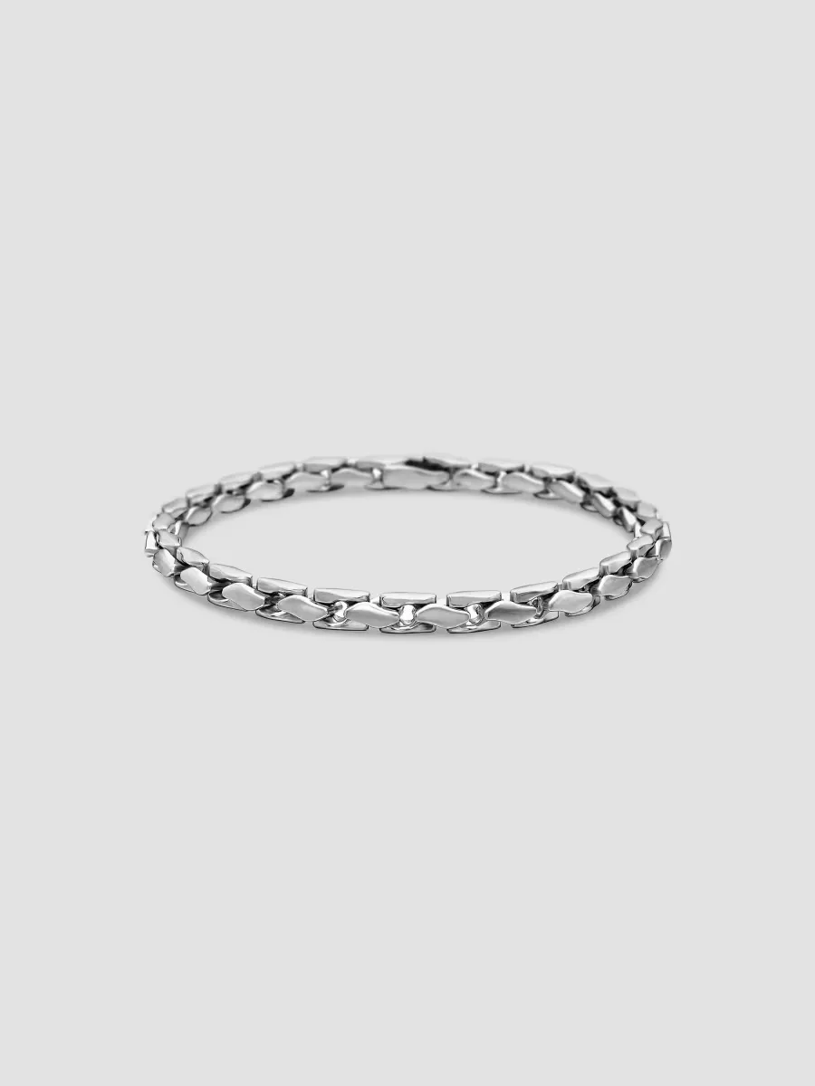 Fluted Chain Bracelet in Sterling Silver, 5mm by David Yurman