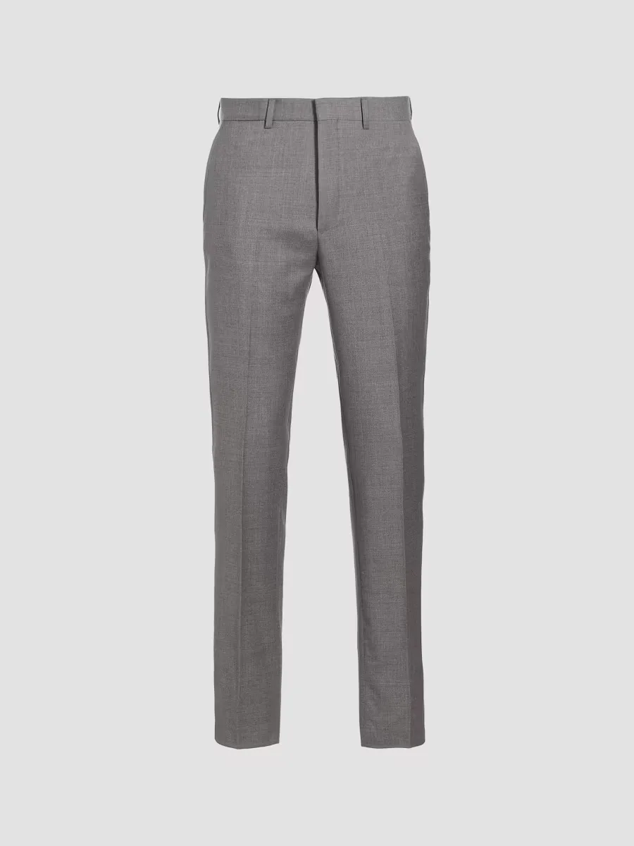 Wool Twill Slim-Fit Trousers