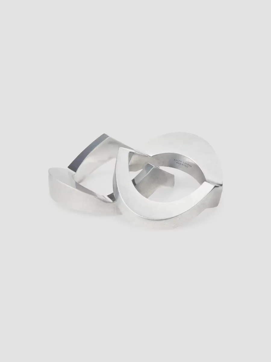 Silvertone Bangle by Polo Ralph Lauren