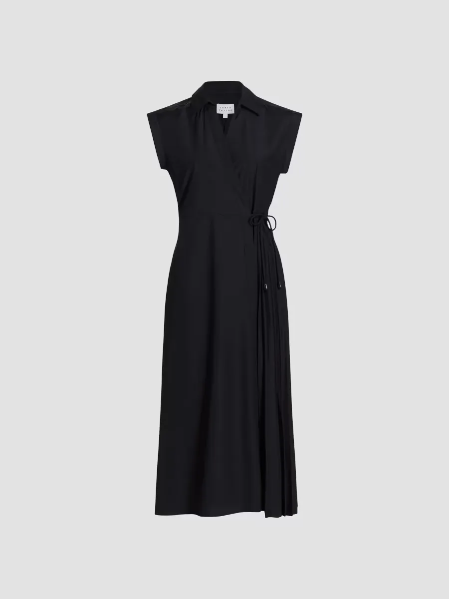 Shivon Pintucked Midi-Dress