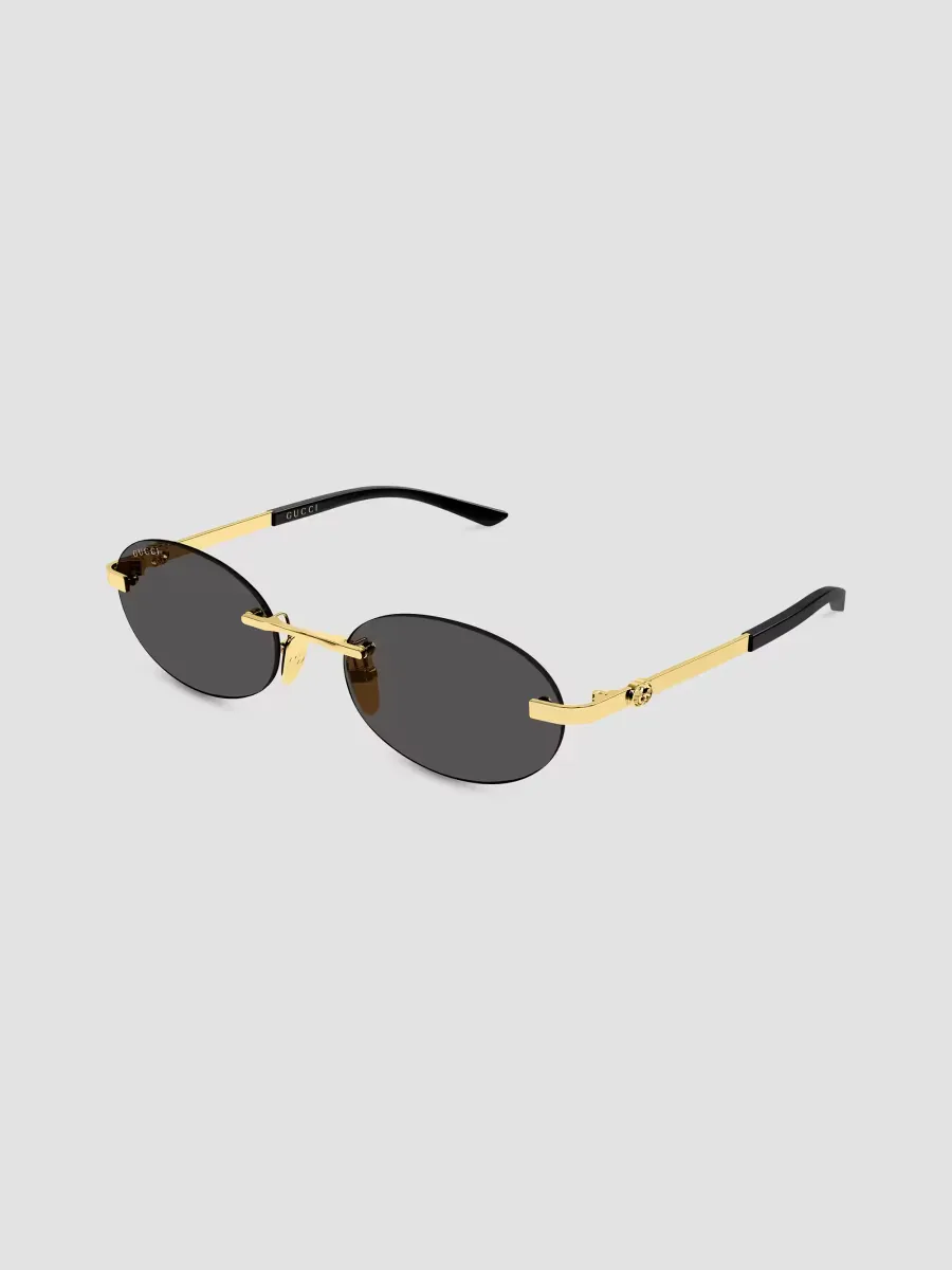 Interlocking G 55MM Bella Rimless Oval Sunglasses by Gucci