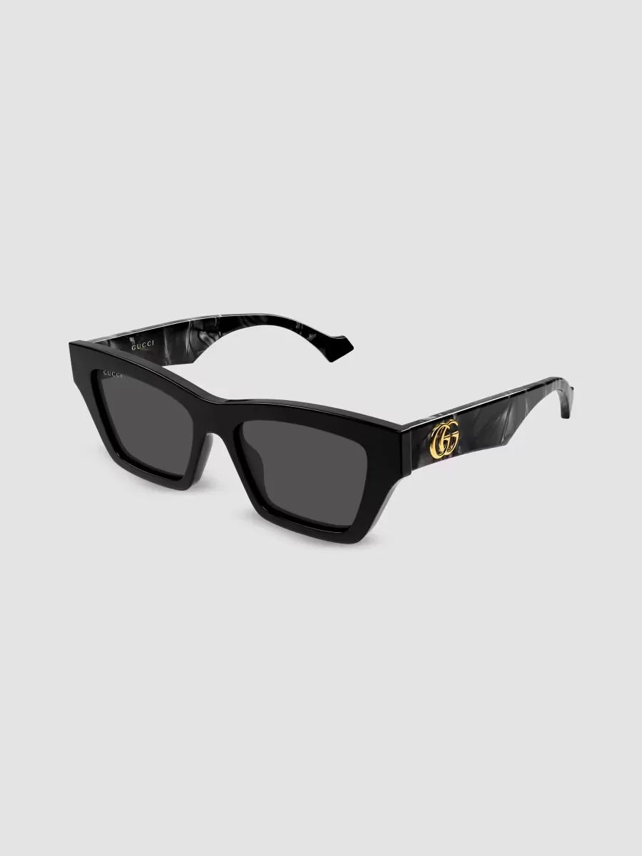 Double G Gg1753S Cat Eye Acetate Sunglasses by Gucci