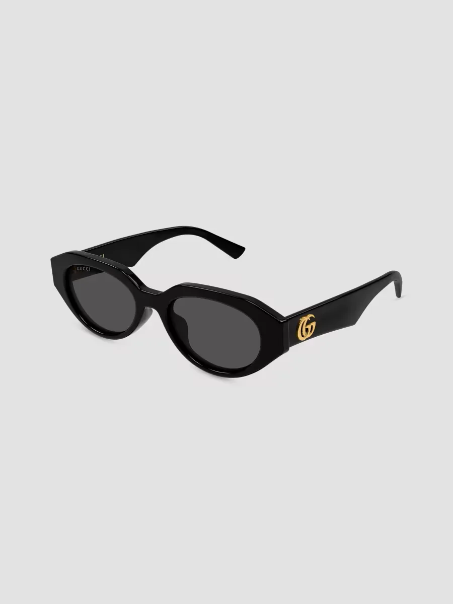 Interlocking G 53MM Gucci Generation Oval Sunglasses by Gucci
