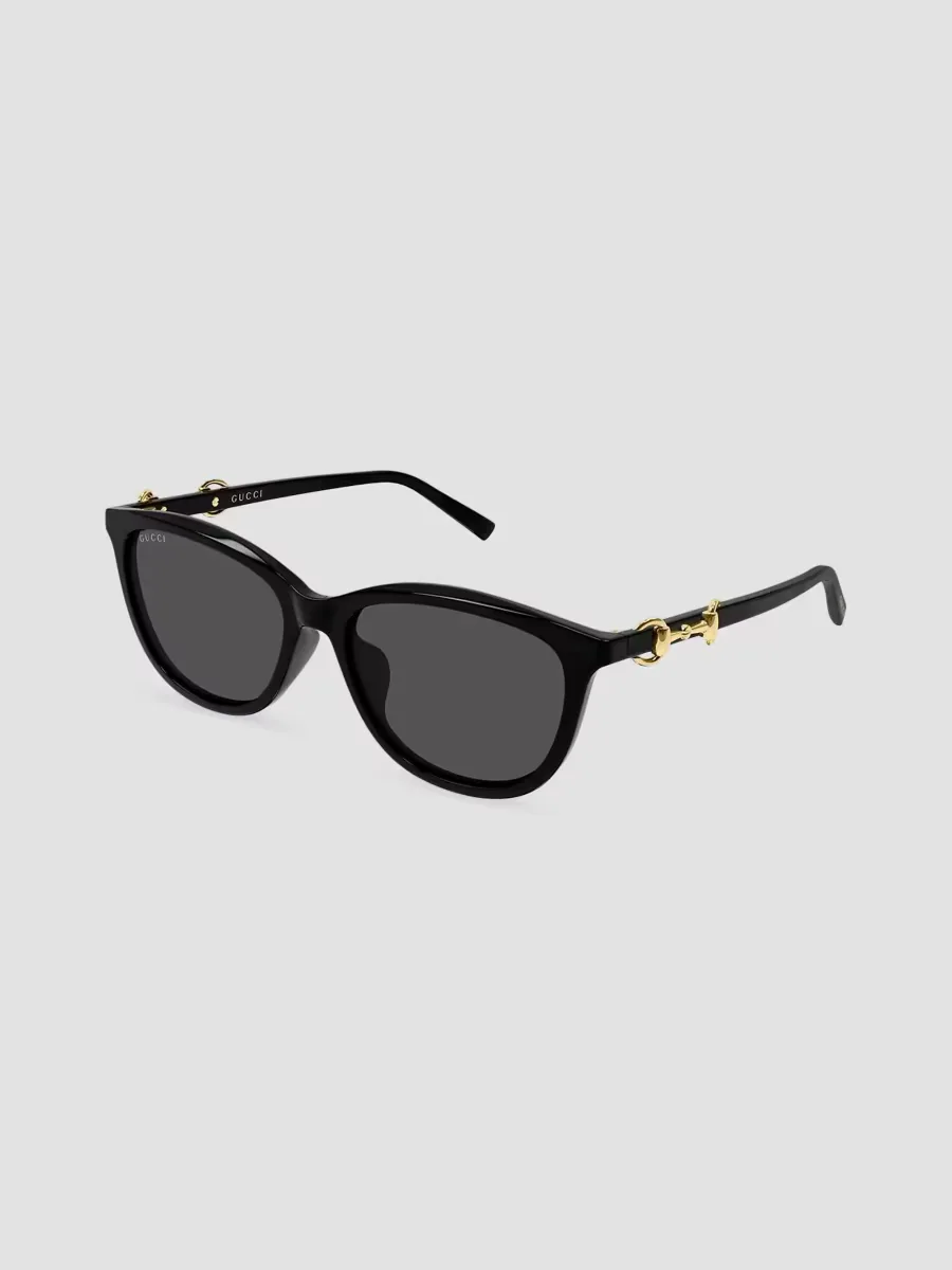 Horsebit 56MM Round Sunglasses by Gucci