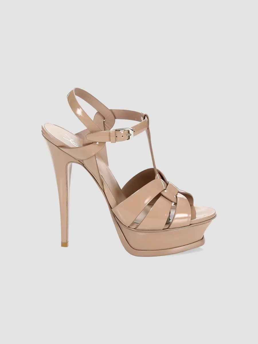 Tribute 105MM Patent Leather Platform Sandals