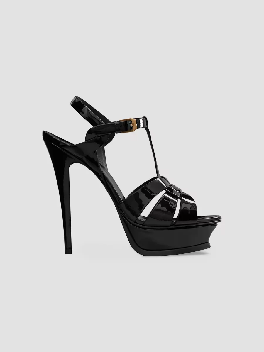 Tribute 105MM Patent Leather Platform Sandals