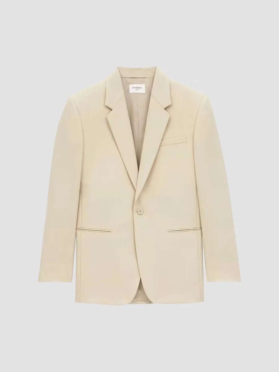 Jacket in Light Wool by Saint Laurent