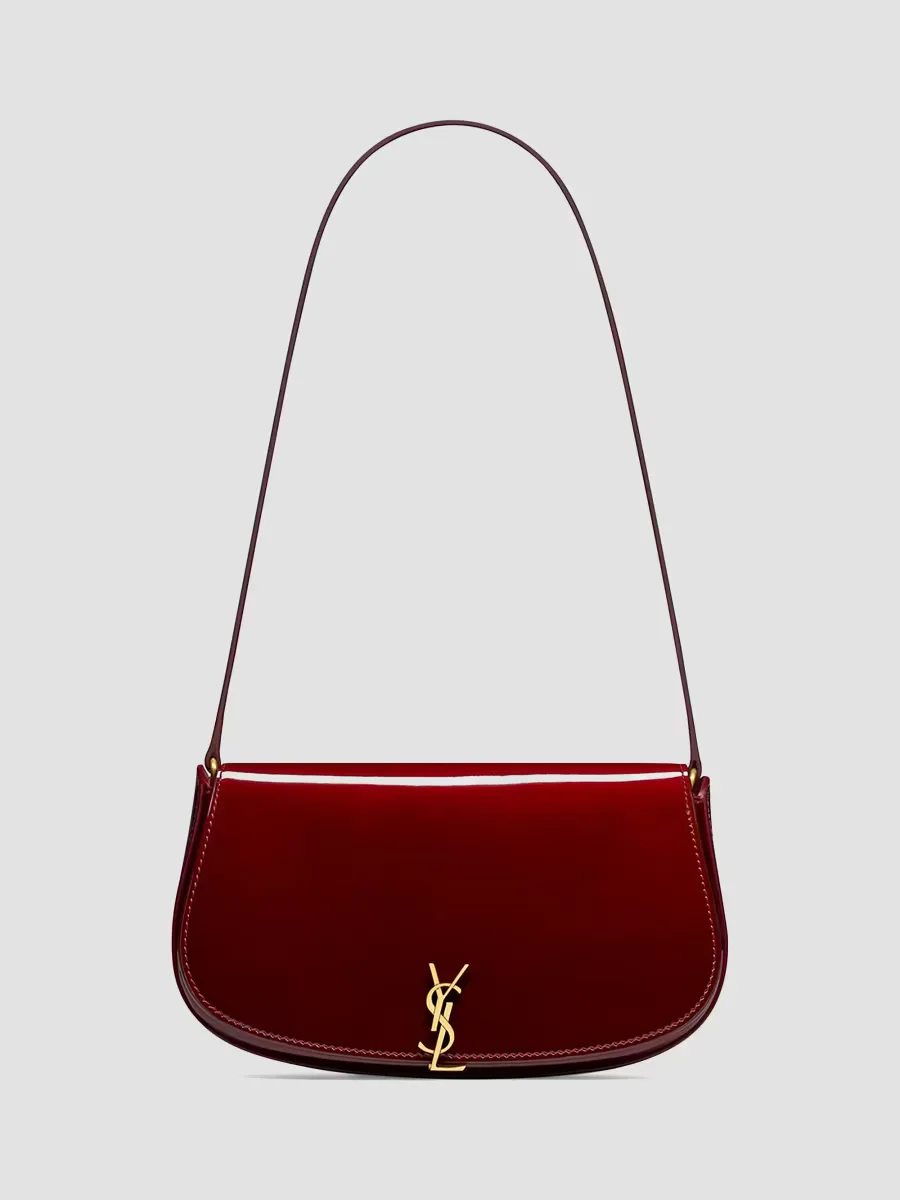 Mini Voltaire Shoulder Bag in Patent Leather by Saint Laurent