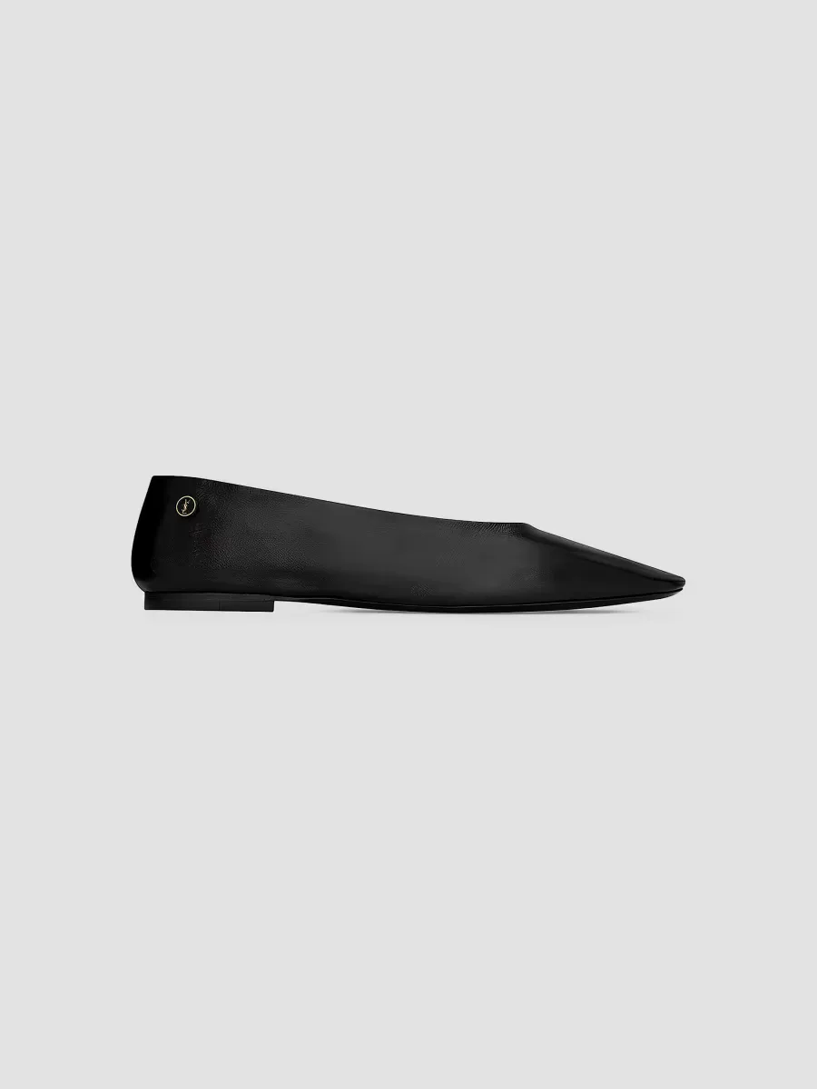Sao Ballerinas in Smooth Leather by Saint Laurent