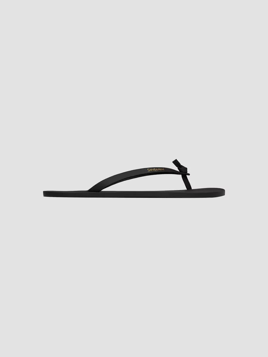 Pool Flip-Flops in Smooth Leather by Saint Laurent